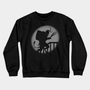 Krampus Classic Nosferatu Dracula Christmas Vintage Retro Vampire Crewneck Sweatshirt